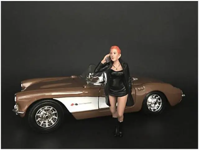 Alt view image 2 of 6 - \Ladies Night\ Gianna Figurine for 1/18 Scale Models by American Diorama"""
