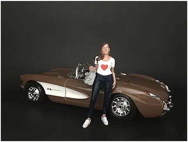 Alt view image 3 of 7 - Ladies Night Elle Figurine for 1/18 Scale Models by American Diorama 38193