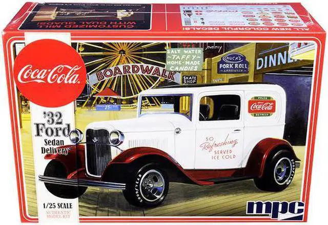 Alt view image 2 of 8 - Skill 3 Model Kit 1932 Ford Sedan Delivery \Coca-Cola\ 1/25 Scale Model by MPC"""