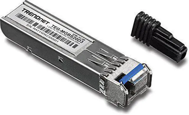 Alt view image 12 of 16 - TRENDnet SFP to RJ45 Dual Wavelength Single-Mode LC Module, TEG-MGBS20D3, Must Pair w/ TEG-MGBS20D5 or a Compatible Module, Up to 20 km (12.4 miles), Bi-Directional (WDM) SFP