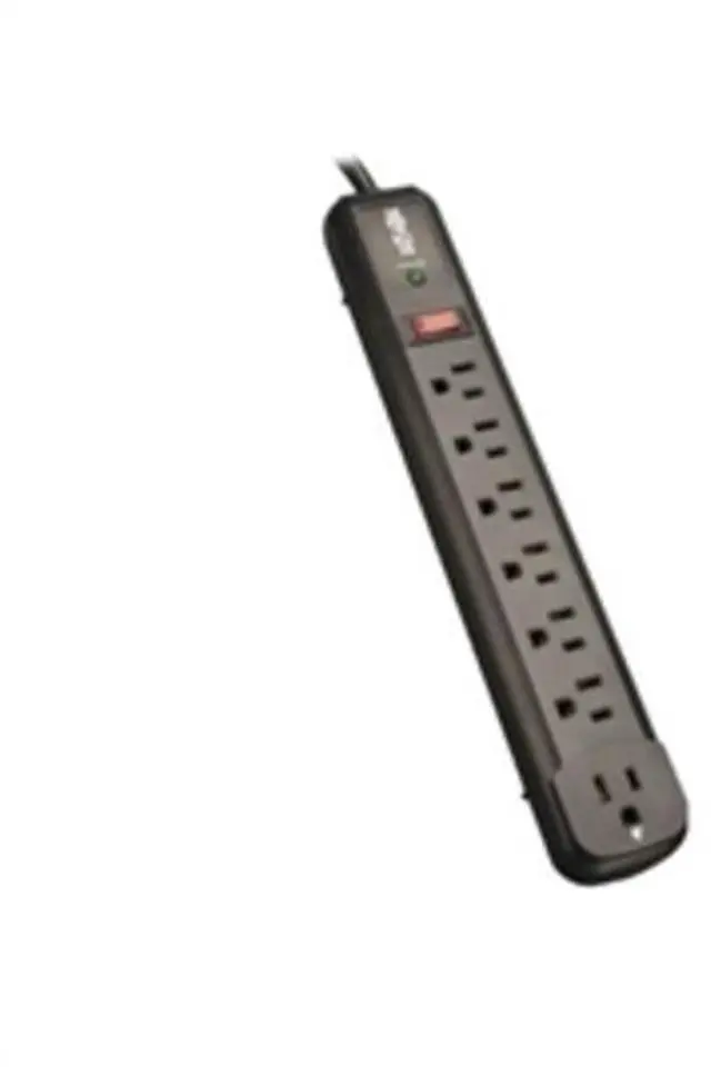 Alt view image 8 of 20 - TRIPP LITE TLP74RB 4.0 Feet 7 Outlets 1080 Joules Surge Suppressor