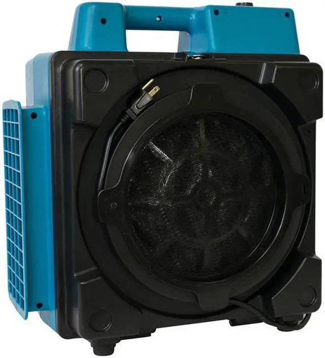Alt view image 13 of 13 - XPOWER X-2580 Professional 4 Stage HEPA Mini Air Scrubber w/ Carbon Filter, Blue