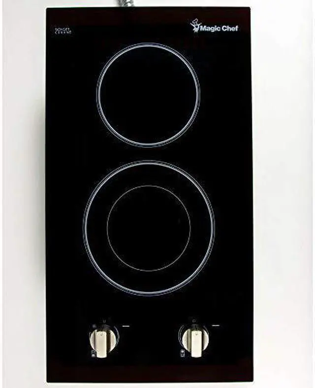 Alt view image 5 of 9 - Magic Chef 12-Inch Electric Cooktop 240V MCSCTE12BG1