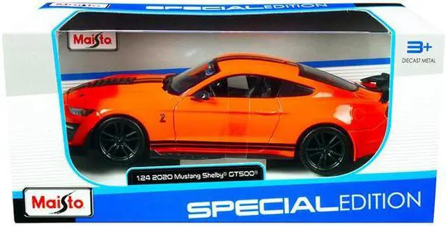 Alt view image 2 of 4 - 2020 Ford Mustang Shelby GT500 Bright Green 1/24 Diecast Model Car by Maisto