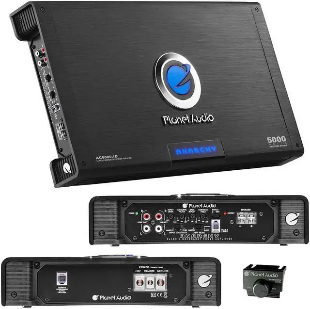 Alt view image 19 of 20 - New Planet Audio Ac5000.1D 5000W Mono D Car Amplifier Car Amp Remote Ac50001d