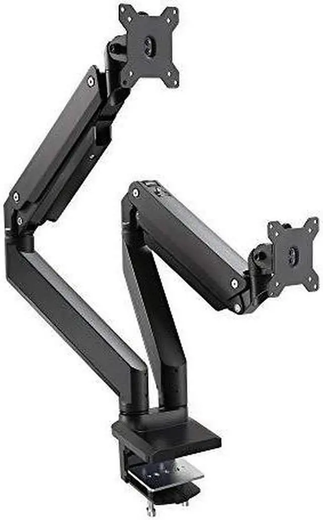 Alt view image 15 of 20 - SIIG Dual Monitor Heavy-Duty Premium Aluminum Gas Spring Desk Mount CEMT3011S1