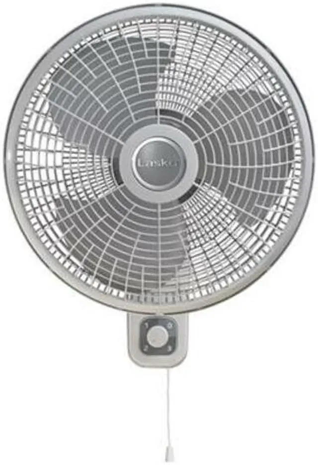 Alt view image 19 of 20 - Lasko 16 In. 3-Speed White Oscillating Wall-Mount Fan M16900