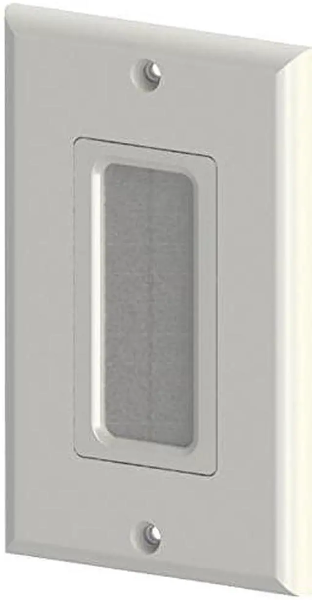 Alt view image 4 of 7 - DataComm Electronics 45-0018-WH Brush Plate Decor Insert