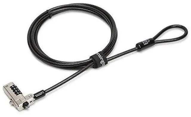 Alt view image 12 of 14 - Kensington Serialized Combination Cable Lock for Dell Devices with Wedge Slots K68010WW
