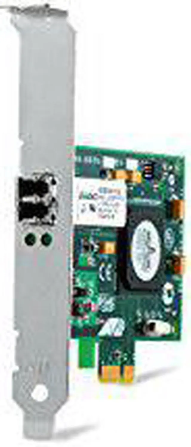 Alt view image 3 of 4 - Allied Telesis Gigabit Ethernet Card PCI Express - Optical Fiber - TAA Compliant