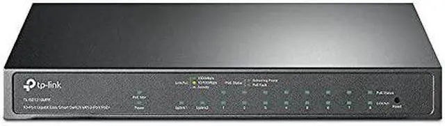 Alt view image 4 of 20 - TP-Link 10-Port Gigabit Easy Smart Switch with 8-Port PoE+ TLSG1210MPE