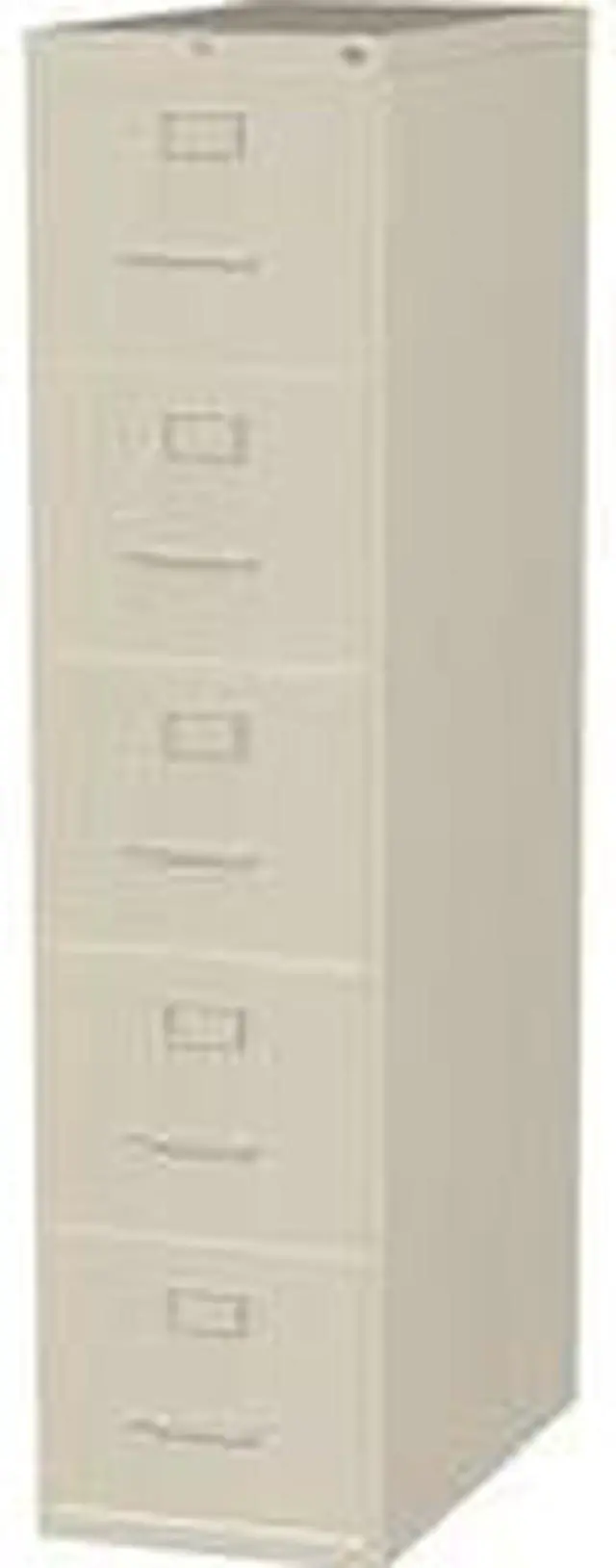 Alt view image 7 of 9 - Lorell Commercial Grade Vertical File Cabinet - 15" x 26.5" x 61" - 5 x Drawer(s) for File - Letter - Vertical - Ball-be