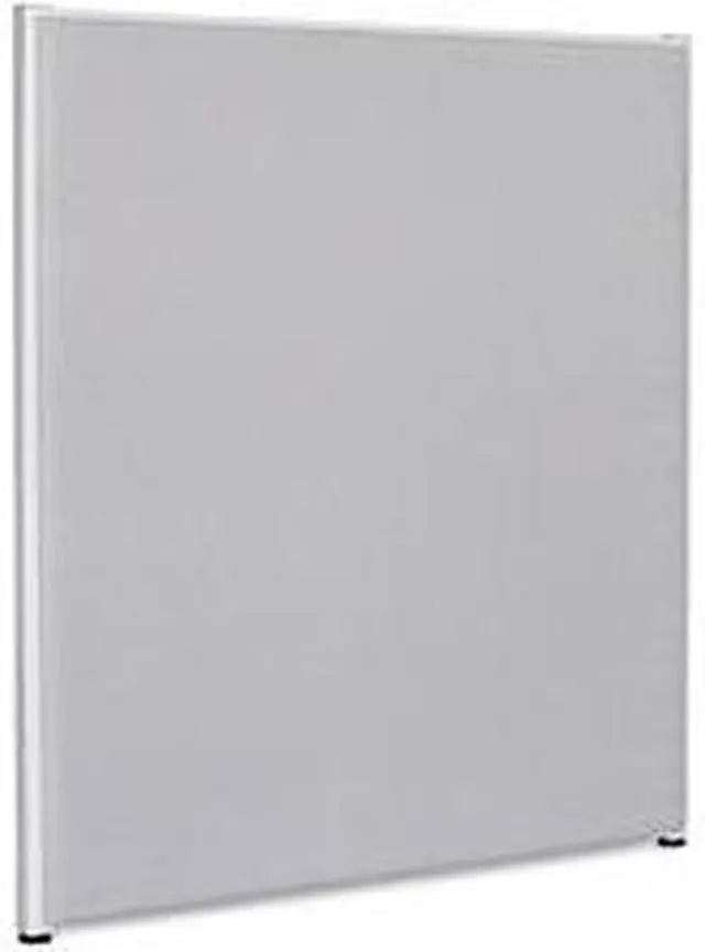 Alt view image 3 of 7 - Lorell Gray Fabric Panel - Fabric, Steel - Gray LLR90268
