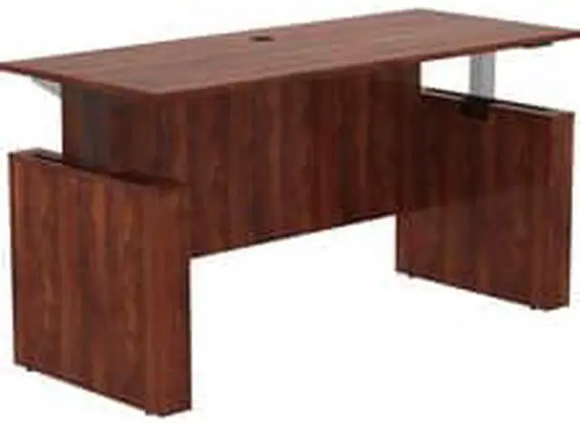 Alt view image 2 of 8 - Lorell Essentials 72" Sit-to-Stand Desk Shell