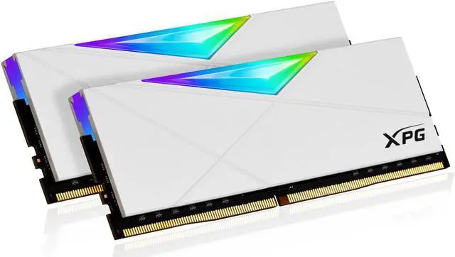 Alt view image 3 of 17 - XPG SPECTRIX D50 RGB Desktop Memory: 16GB (2x8GB) DDR4 3200MHz CL16 White