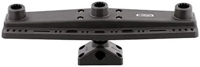 Alt view image 8 of 9 - Scotty 257 Triple Rod Holder Mount - Board only