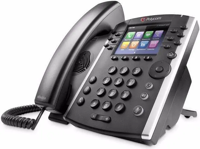 Alt view image 2 of 5 - Polycom VVX 411 (2200-48450-025) 12 lines (programmable line keys) WW PoE Business Media Phones