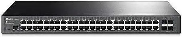 Alt view image 7 of 10 - TP-Link JetStream 48-Port Gigabit L2 Managed Switch with 4 SFP Slots TLSG3452