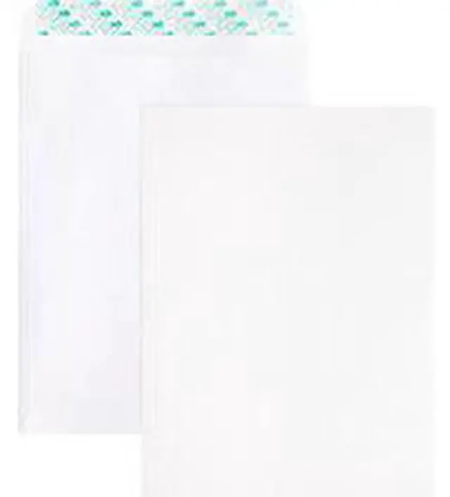 Alt view image 8 of 9 - Business Source Catalog Envelopes Self Seal 28lb 9"x12" 100/BX WE Wove 65450