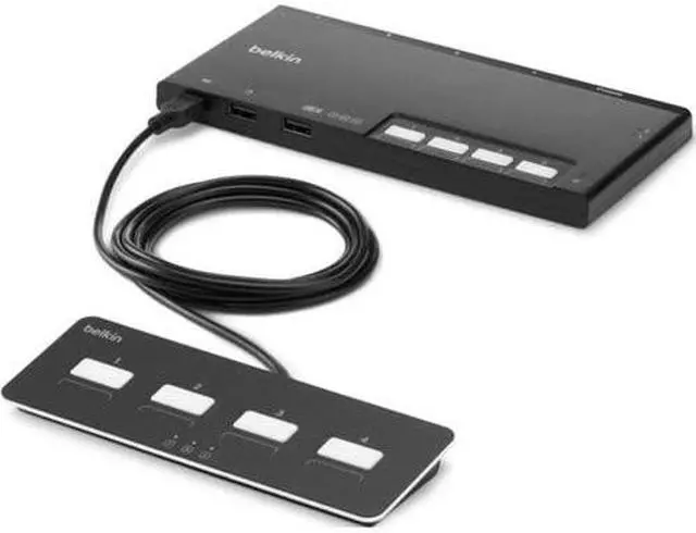 Alt view image 4 of 5 - Belkin F1DN204MOD-PP-4 KVM Switchbox F1DN204MODPP4