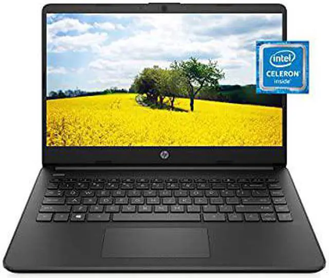 Alt view image 6 of 20 - HP 14-dq0020nr 14" HD Laptop Intel Celeron N4020 Intel UHD Graphics 4 GB RAM 64 GB eMMC Windows 10 Home in S mode