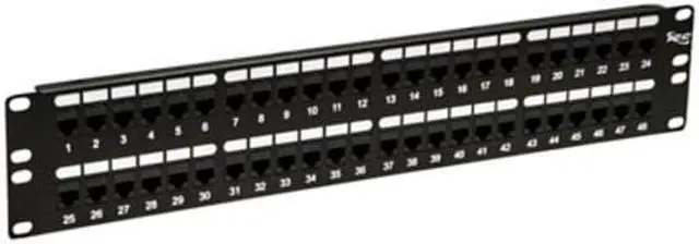 Alt view image 3 of 6 - ICC ICMPP48CP6 PATCH PANEL,CAT 6, FEED-THRU 48-P,2RMS