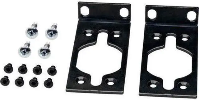 Alt view image 6 of 7 - Aruba Rack Mount for Switch Black Silver JL602A