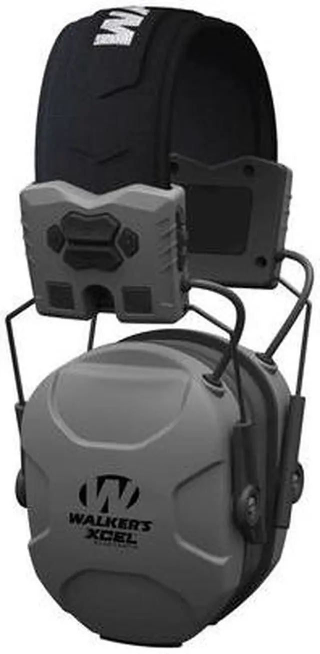 Alt view image 8 of 8 - Walkers XCEL 500BT Electronic Active Shooting Hearing Protection Earmuffs, Gray
