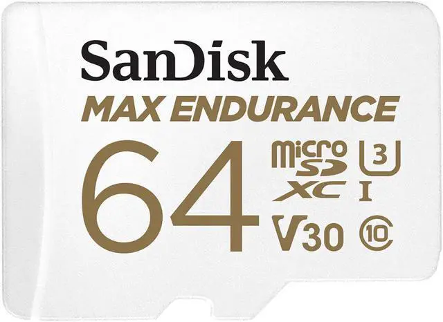 Alt view image 3 of 3 - SanDisk MAX ENDURANCE 64 GB Class 10/UHS-I U3 microSDHC 1 Pack SDSQQVR064GAN6IA