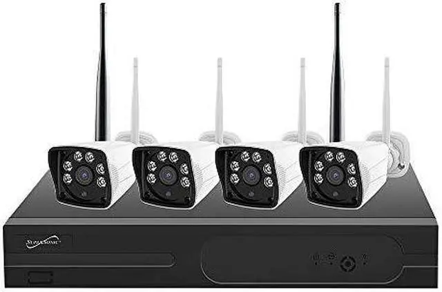 Main image of NEW Supersonic SC-5004NVR 4CH Security Camera System SC5004NVR