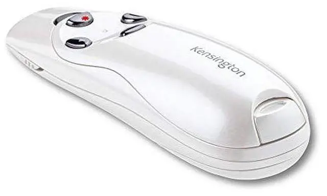 Alt view image 2 of 12 - Kensington Presenter Expert Wireless with Red Laser - Pearl White - Wireless - Radio Frequency - 2.40 GHz - Pearl White - USB - 6 Button(s)