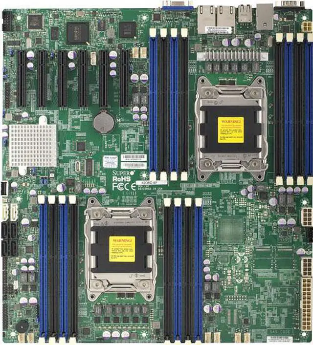 Alt view image 6 of 9 - SUPERMICRO X9DRD-EF-B X9DRD-EF-B Dual LGA2011 Intel C602J DDR3 SATA3 V and 2GbE EATX Server Motherboard