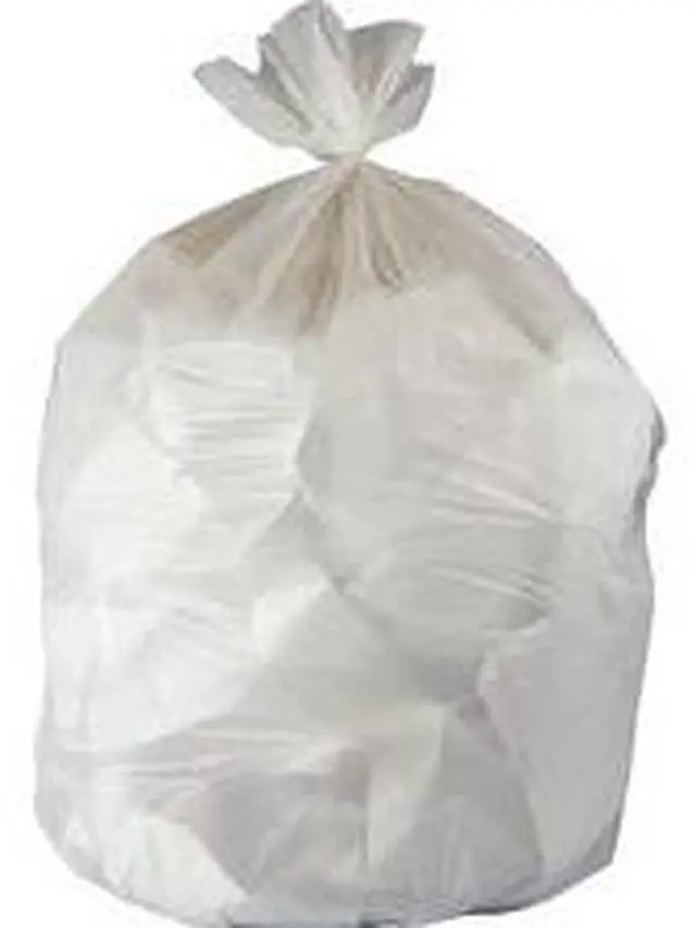 Alt view image 4 of 4 - Genuine Joe Can Liners, 16Gal, 0.4 Mil, 24"X32", 500/Ct, White (GJO02865)