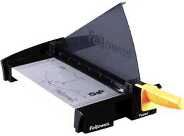 Alt view image 3 of 10 - Fellowes Fusion 120 Paper Cutter - 1 X Blade(s)cuts 10sheet - 12 Cutting Length - Black, Silver