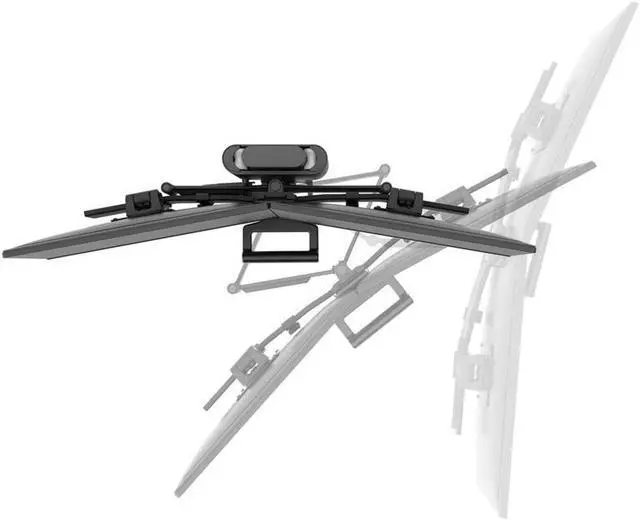 Alt view image 5 of 5 - Ergotron TRACE Desk Mount for Monitor LCD Display Matte Black 45631224