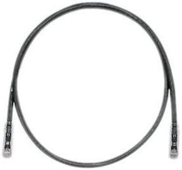 Alt view image 2 of 2 - Panduit UTPSP25BLY 25 ft. Cat 6 Black Network Ethernet Cable  TX6