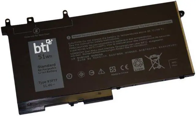 Alt view image 2 of 5 - BTI Replacement Internal Notebook Battery For Dell Latitude