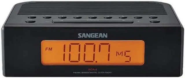 Alt view image 14 of 17 - Sangean AM FM Digit Tuning Clock Radio