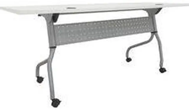 Main image of Lorell 60743 White Laminate Flip Top Training Table
