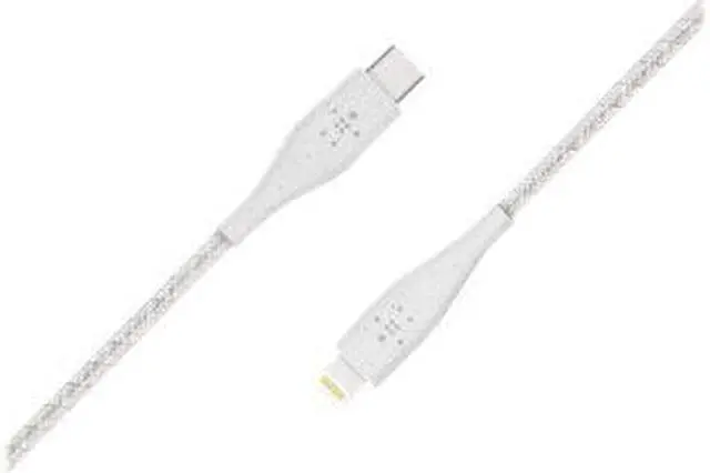Alt view image 5 of 7 - Belkin DuraTek Plus Lightning/USB Data Transfer Cable F8J243BT04WHT