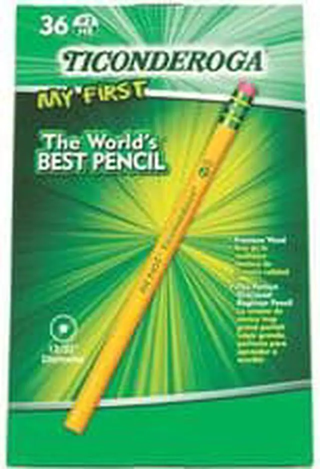 Alt view image 6 of 18 - Ticonderoga Wooden Pencil 0.7mm #2 Medium Lead 3 Dozen (DIX33336)
