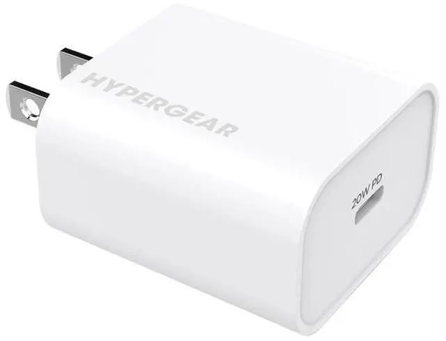 Alt view image 4 of 4 - Hypergear 20W White USB-C PD Wall Charger Hub