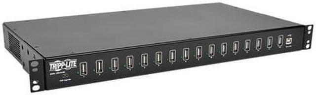 Alt view image 10 of 14 - Tripp Lite 16-Port USB Charging Station with Syncing Function - 5V 40A / 200W USB Charger Output (U280-016-RM)