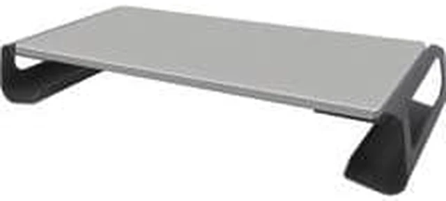 Alt view image 7 of 9 - Kantek Monitor Stand 19-1/10"Wx9-4/5"Dx3-1/5"H Black/Gray MS720