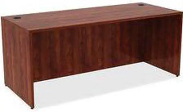 Alt view image 4 of 5 - Lorell Lam Desk 72"x30"x29-1/2" Cherry 69534