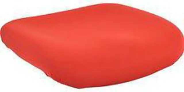 Alt view image 6 of 8 - Lorell LLR62007 High & Mid Back Chair Padded Fabric Seat - Red