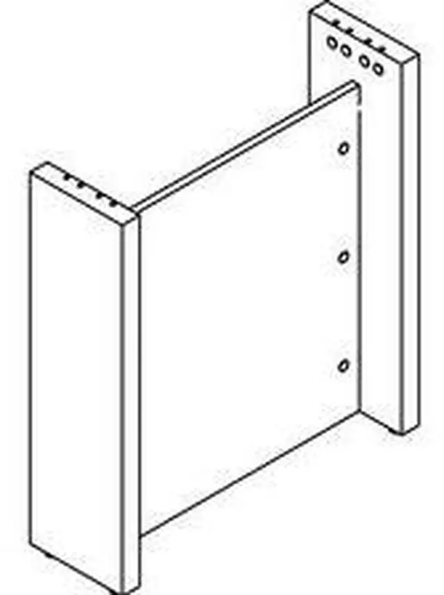 Alt view image 10 of 10 - Lorell  Table Base PLB24HMY