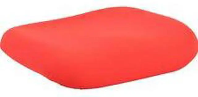 Alt view image 4 of 11 - Lorell Premium Seat - Red - Fabric - 1 Each