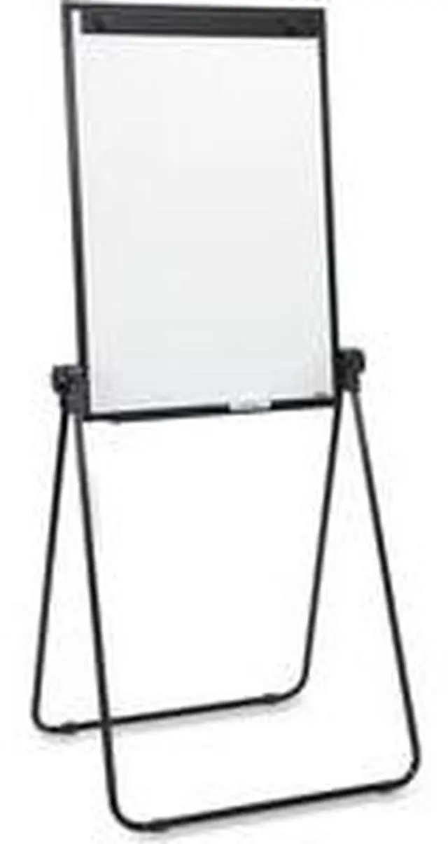 Alt view image 7 of 10 - Lorell 2-Sided Dry Erase Easel 24"x36"x67" Black 55629