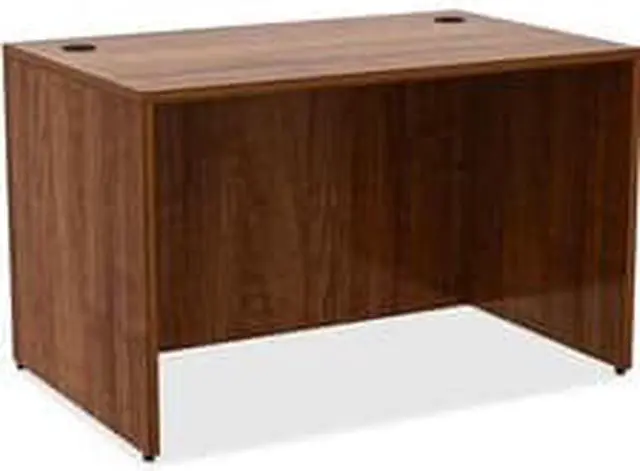 Alt view image 4 of 5 - Lorell Laminate Desk 48"x30"x29-1/2" Walnut 34389